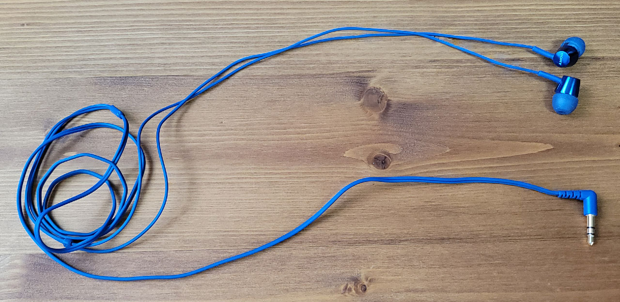 SONY MDR-EX155の質感